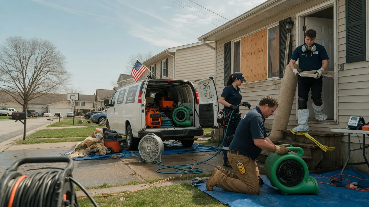 Water Damage Restoration in Oblong, IL near me